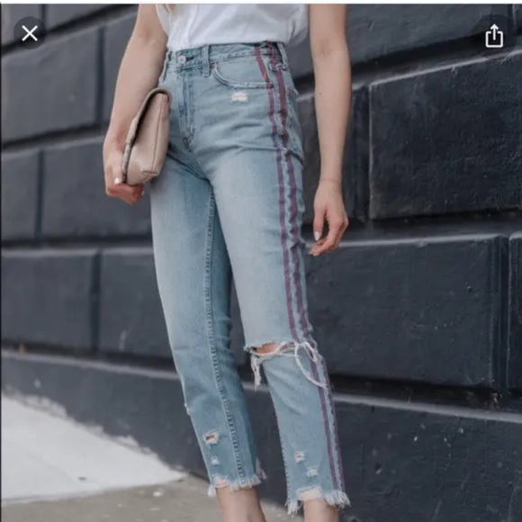Abercrombie & Fitch Denim - Abercrombie &‎ Fitch Annie High Rise Girlfriend Jean Size 27
